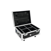 Roadinger Flightcase 4x AKKU UP-4 QuickDMX mit Ladefunktion