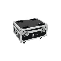 Roadinger Flightcase 4x AKKU UP-4 QuickDMX mit Ladefunktion