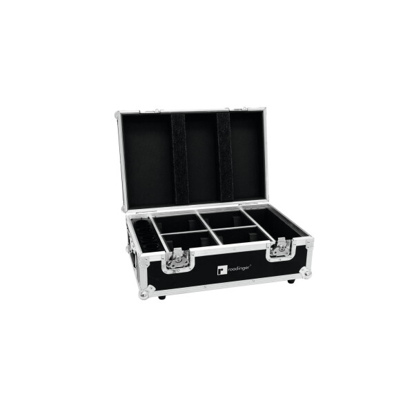 Roadinger Flightcase 4x AKKU TL-3 Trusslight QuickDMX with charging function