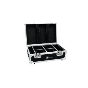 Roadinger Flightcase 4x AKKU TL-3 Trusslight QuickDMX with charging function