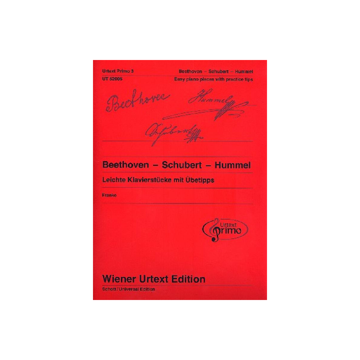 Leichte Klavierstücke mit Übet box