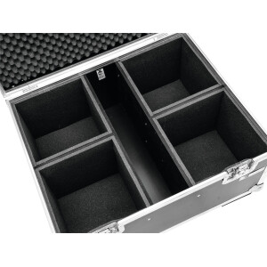 Roadinger Flightcase 4x LED IP PAR 12x12W HCL mit Rollen