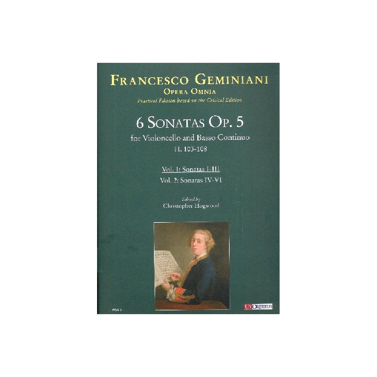 6 Sonaten op.5 H103-108 vol.1 (no.1-3) box