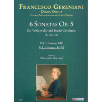 6 Sonaten op.5 H103-108 vol.2 (no.4-6)