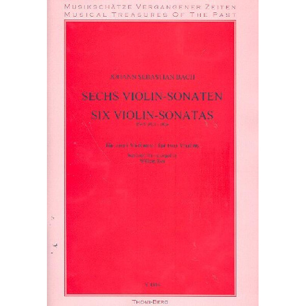 6 Sonaten BWV1001-1006