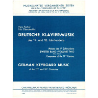 Deutsche Klaviermusik des 17. und 18. Jahrhunderts Band 2