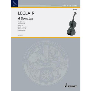 6 Sonaten op.12 Band 1 (1-3) f&uuml;r
