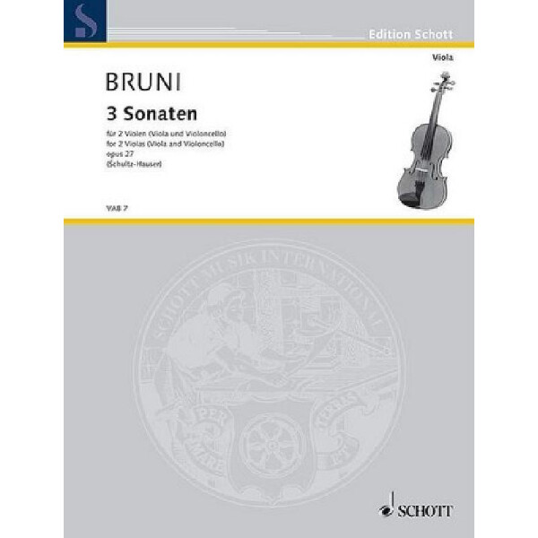 3 Sonaten op.27 für 2 Violen