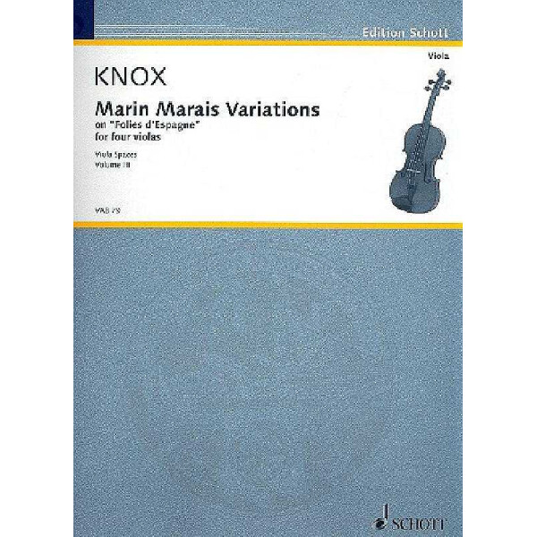 Marin Marais Variations on Folies dEspagne