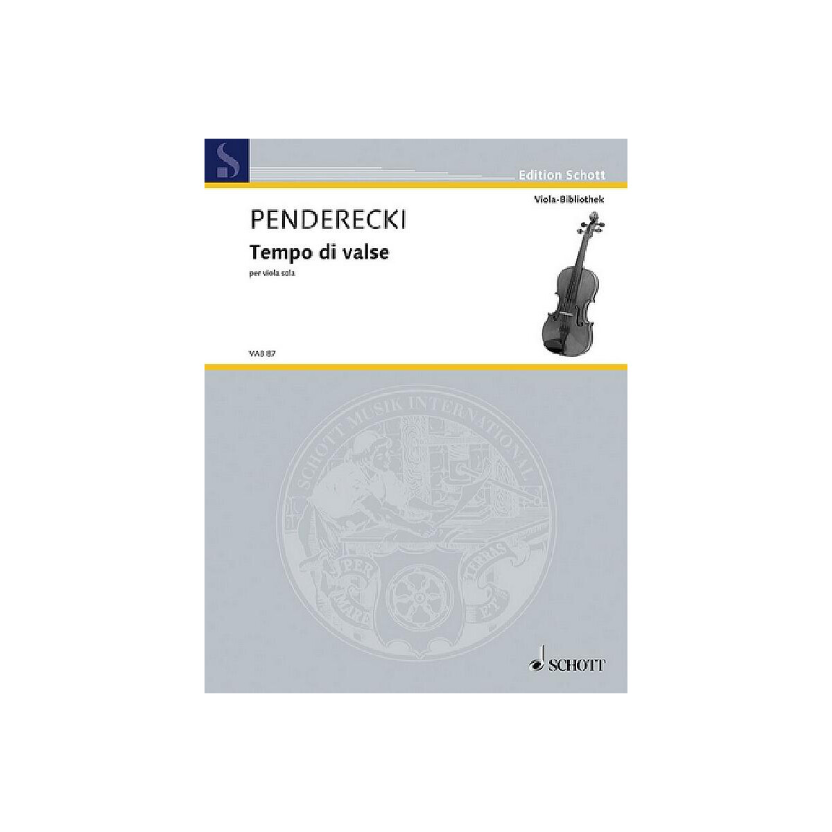 Tempo di valse für Viola box