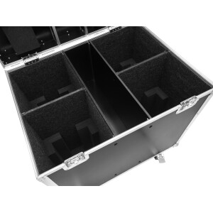 Roadinger Flightcase 4x LED PFE-250