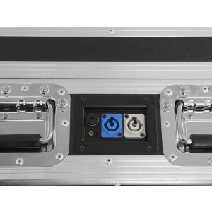 Roadinger Flightcase 4x AKKU BAR-6 Glow QCL Flex QuickDMX with charging function