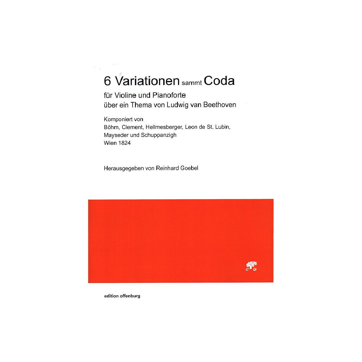 6 Variationen sammt Coda box