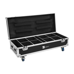 Roadinger Flightcase 8x AKKU UP-4 QuickDMX with charging function