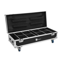 Roadinger Flightcase 8x AKKU UP-4 QuickDMX with charging function