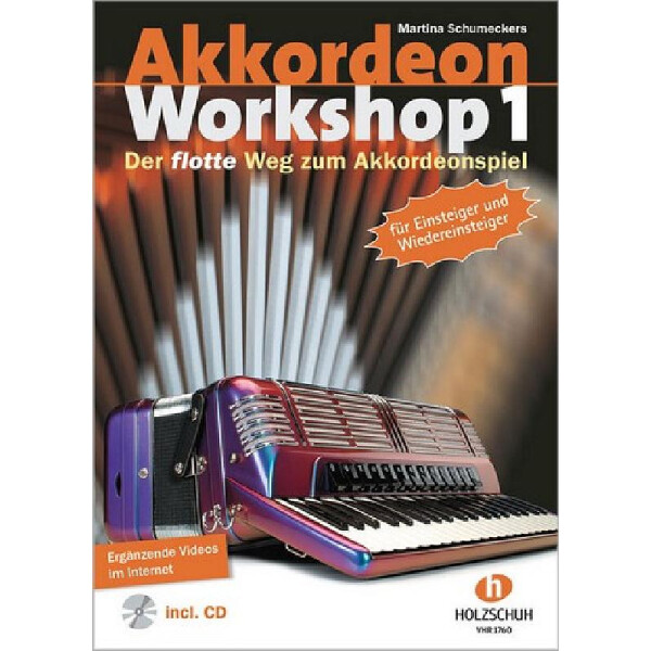 Akkordeon Workshop Band 1 (+CD+ergänzende Videos im Internet)