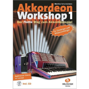 Akkordeon Workshop Band 1 (+CD+erg&auml;nzende Videos...