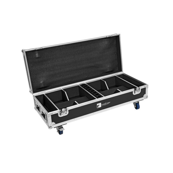 Roadinger Flightcase 8x AKKU IP UP-4 QuickDMX mit Ladefunktion