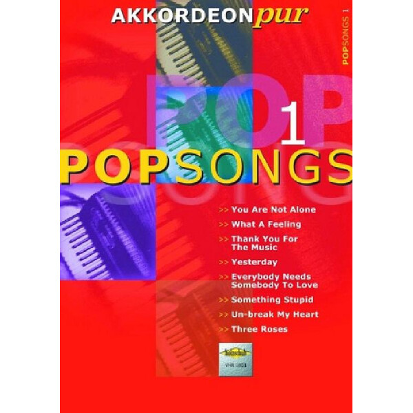 Popsongs Band 1 für Akkordeon