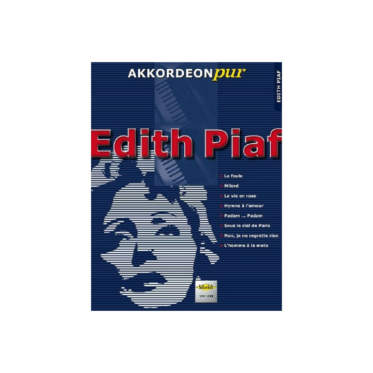 Edith Piaf für Akkordeon box