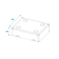 Roadinger Flightcase 2x LED TMH-75