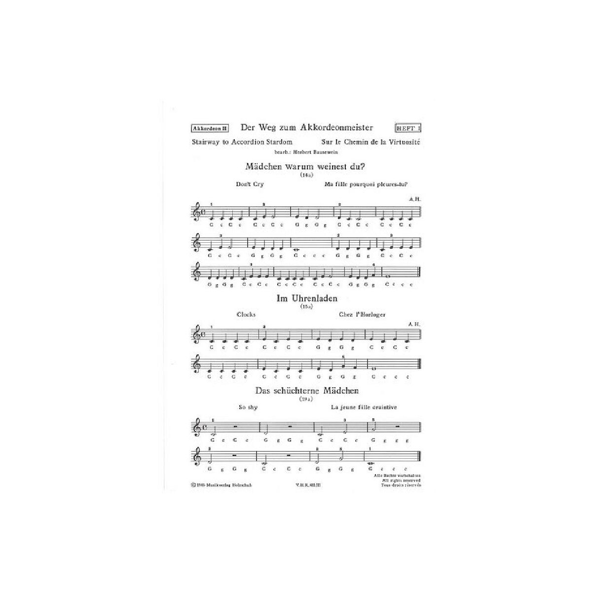 Der Weg zum Akkordeonmeister Band 1 box