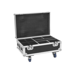 Roadinger Flightcase 4x AKKU IP UP-4 Plus HCL Spot WDMX with charging function