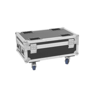 Roadinger Flightcase 4x AKKU IP UP-4 Plus HCL Spot WDMX with charging function