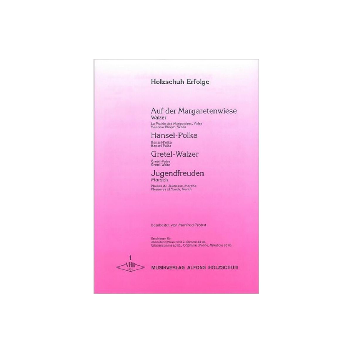 Holzschuh-Erfolge Band 1 für box