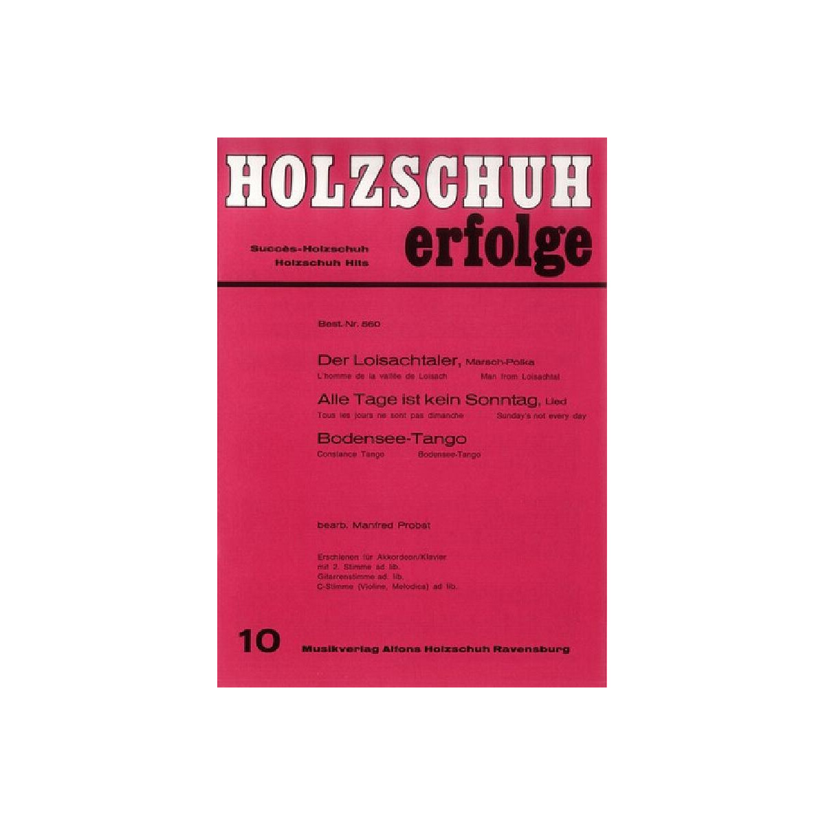 Holzschuh-Erfolge Band 10 box