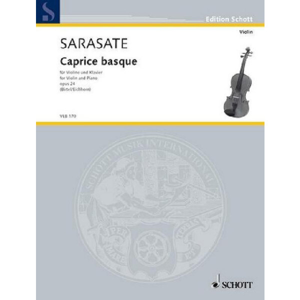 Caprice basque op.24 für Violine und Klavier