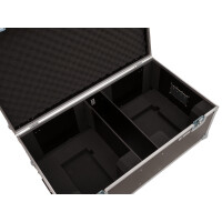 Roadinger Flightcase 2x LED THA-150F theater spot