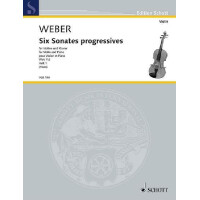 6 Sonates progressives WeVP6 Band 1 (Nr.1-3)