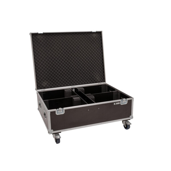 Roadinger Flightcase 4x LED THA-150F theater spot