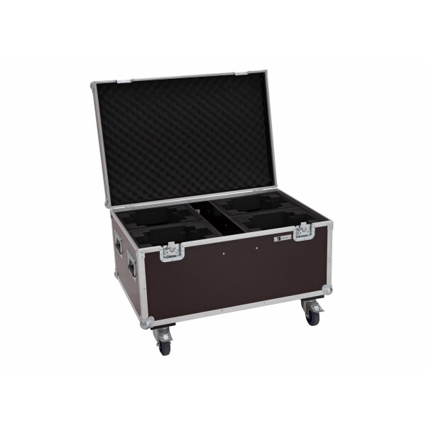 Roadinger Flightcase 4x LED TMH-X4 PRO