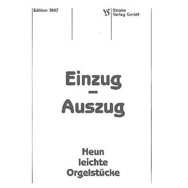 Einzug - Auszug