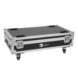 Roadinger Flightcase 4x AKKU BAR-6 QCL with charging function