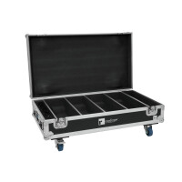 Roadinger Flightcase 4x AKKU BAR-6 QCL with charging function