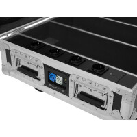 Roadinger Flightcase 4x AKKU BAR-6 QCL with charging function