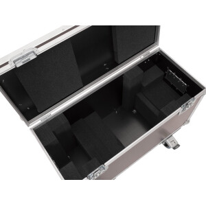 Roadinger Flightcase 1x LED SL-350 MZF DMX Search Light mit Rollen
