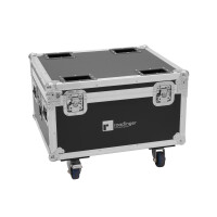 Roadinger Flightcase 4x AKKU IP PAR 7 QCL WDMX mit Ladefunktion