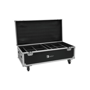 Roadinger Flightcase 8x AKKU IP PAR 7 QCL WDMX with charging function