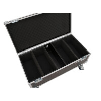 Roadinger Flightcase 4x Audience Blinder 2x100W mit Rollen