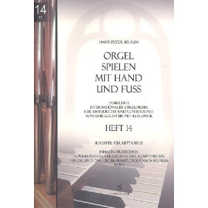 Orgel spielen mit Hand und Fuß Band 14