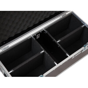 Roadinger Flightcase 4 x LED CBB-2 COB RGB strip