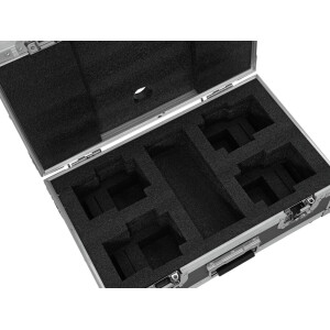 Roadinger Flightcase 4x AKKU Dot 1 RGB/WW QuickDMX