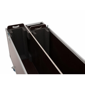 Roadinger flight case 2x LCD ZL65