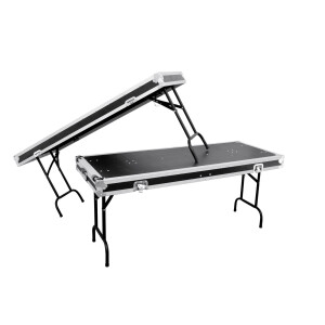 Roadinger 2 Tische in Case-Ausführung 162x62cm