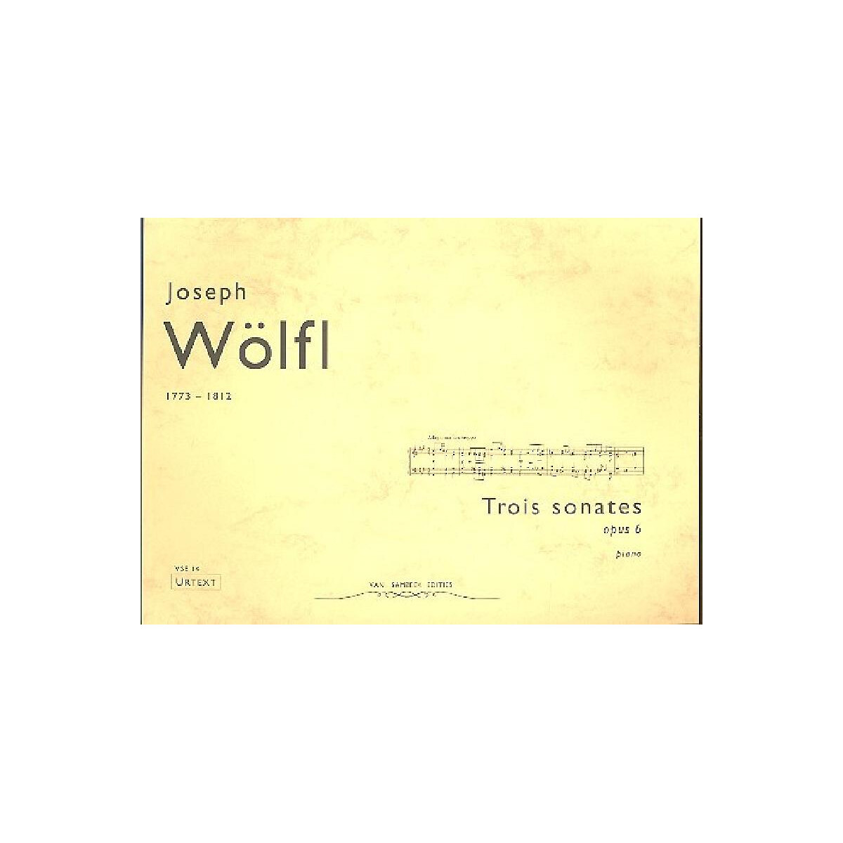 3 Sonates op.6 für Klavier box