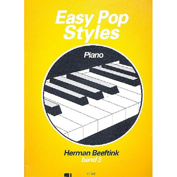 Easy Pop Styles vol.3 for piano